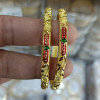 Shreenath Sales Gold Plated Bangles Set