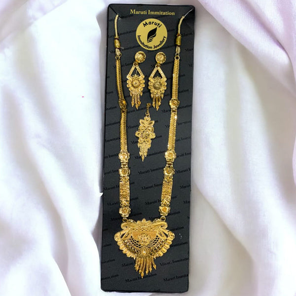 Maruti Immitation Gold Plated Necklace Set