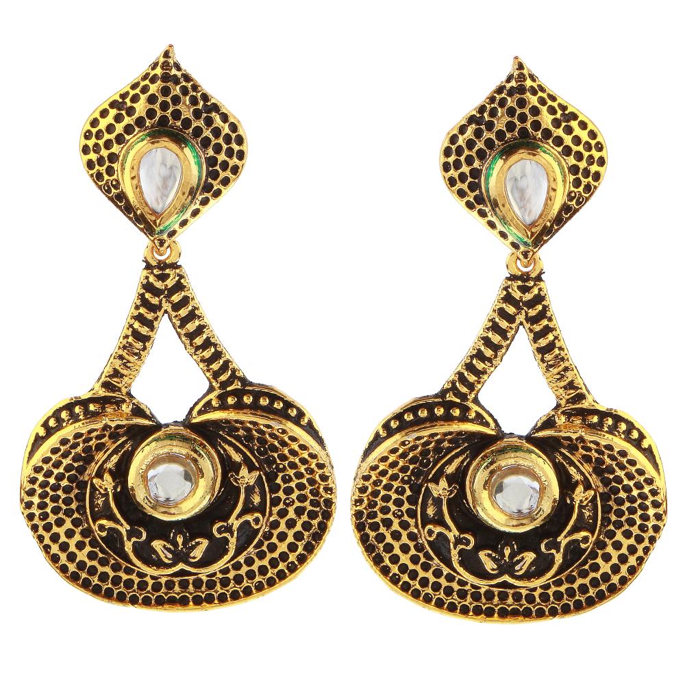 Hania Jewels Gold Plated Dangler Earrings