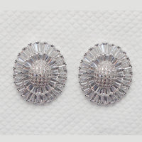 Urthn Cubic Zirconia Stone Classic Stud Earrings