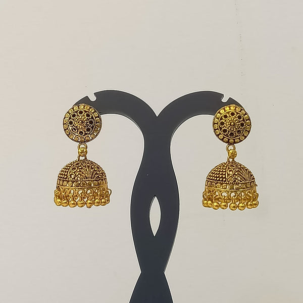 Dariyalal Sales Gold Plated Jhumki Earrings