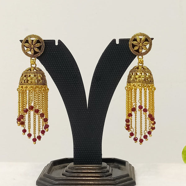 Dariyalal Sales Gold Plated Jhumki Earrings