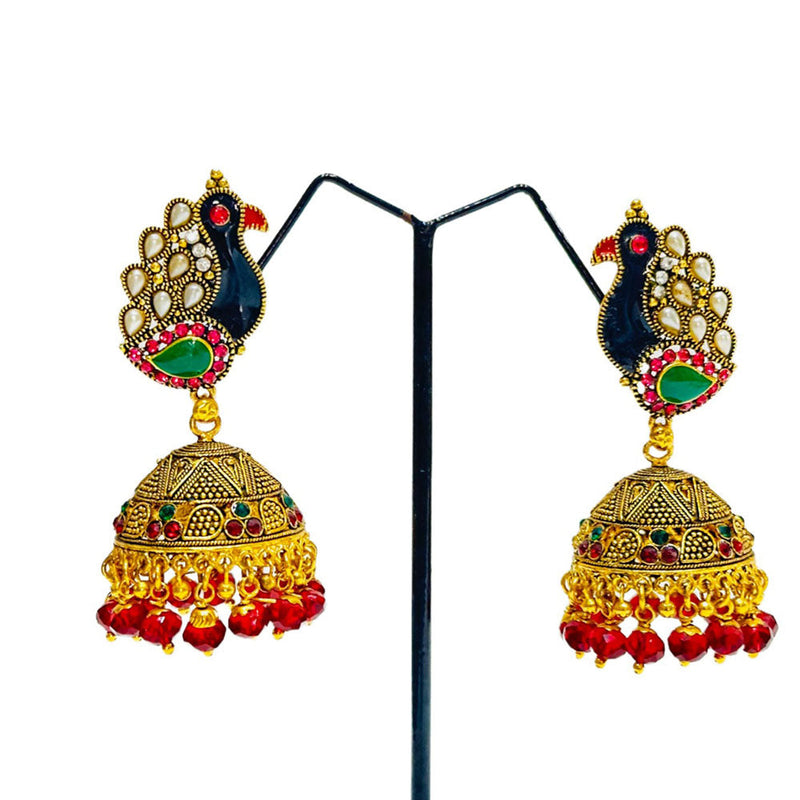 Dariyalal Sales Gold Plated Jhumki Earrings