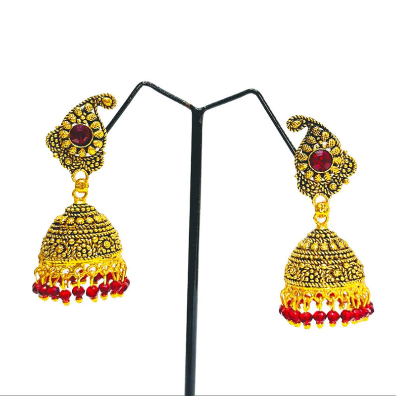 Dariyalal Sales Gold Plated Jhumki Earrings