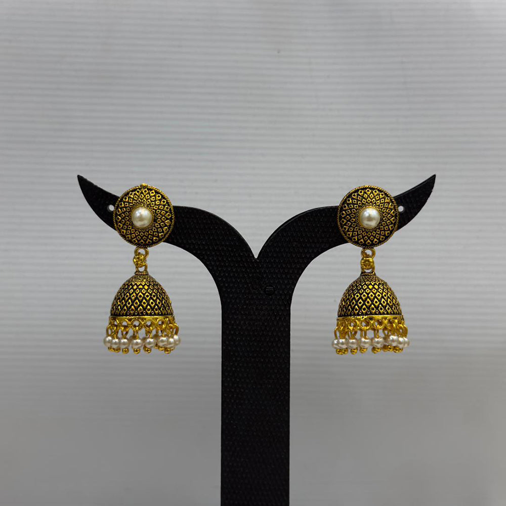 Dariyalal Sales Royal Pearl Ethnic Jhumki Earrings (Pack of 12 & 24)