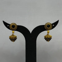 Dariyalal Sales Royal Pota Stone And Pearl Ethnic Jhumki Earrings (Pack of 12 & 24)
