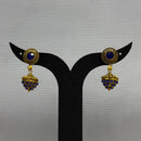 Dariyalal Sales Royal Pota Stone And Pearl Ethnic Jhumki Earrings (Pack of 12 & 24)