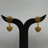 Dariyalal Sales Royal Pota Stone And Pearl Ethnic Jhumki Earrings (Pack of 12 & 24)