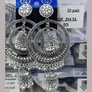 VM Imitation Oxidised Plated Ghungroo Jhumki Earrings