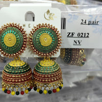 VM Imitation Gold Plated Pearls Jhumki Earrings