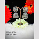 VM Imitation Oxidised Plated Jhumki Earrings