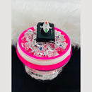 VM Imitation Silver Plated Multi Color Toe Ring