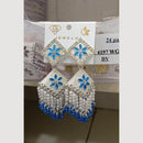VM Imitation Silver Plated Dangler Earrings
