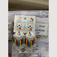 VM Imitation Silver Plated Dangler Earrings