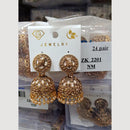 VM Imitation Gold Plated Jhumki Earrings