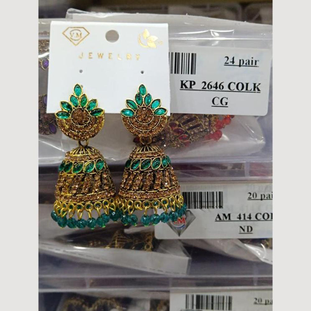 VM Imitation Gold Plated Jhumki Earrings