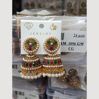 VM Imitation Gold Plated Jhumki Earrings