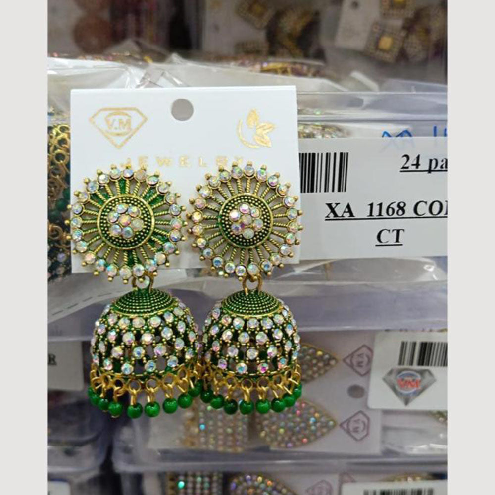 VM Imitation Gold Plated Jhumki Earrings