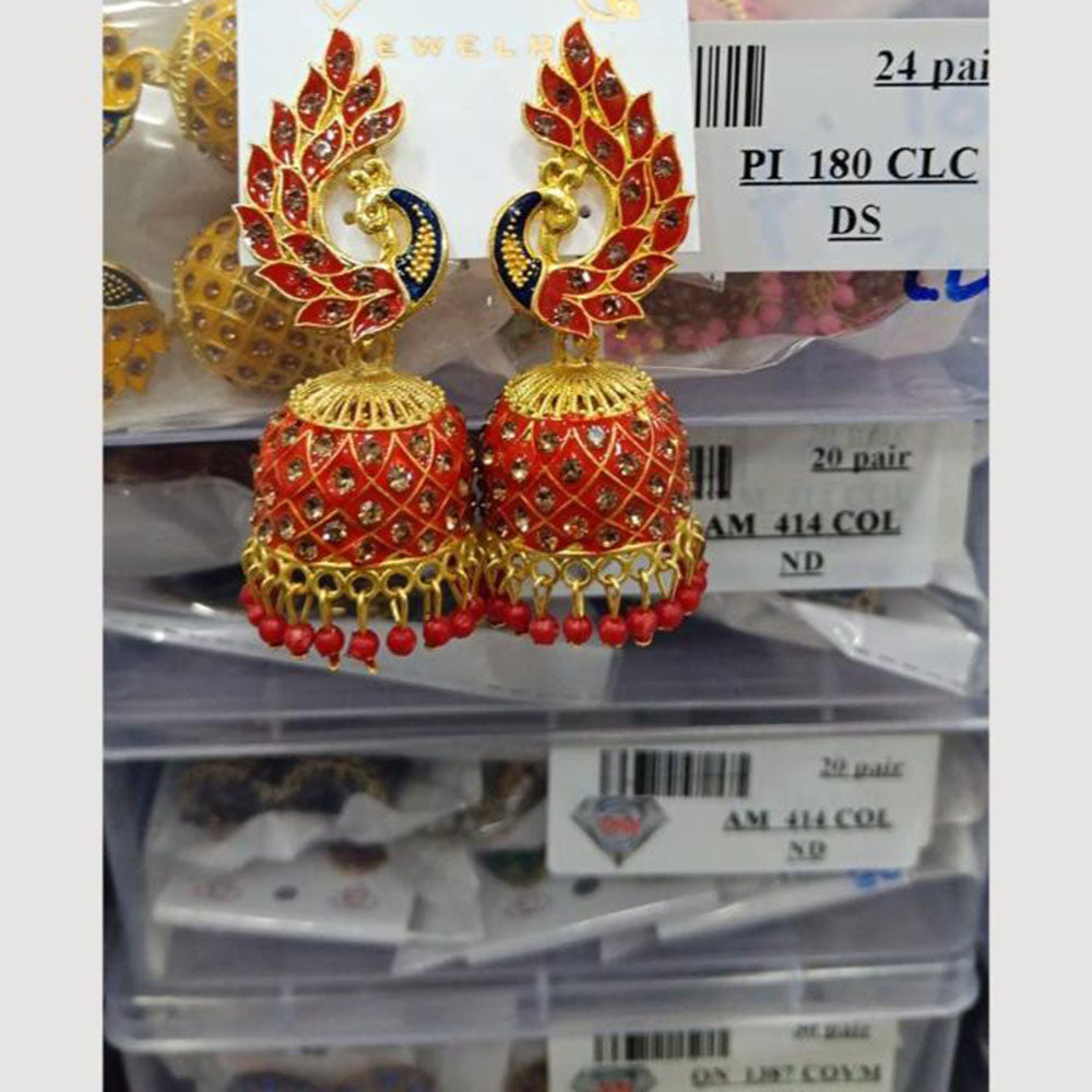 VM Imitation Gold Plated Jhumki Earrings