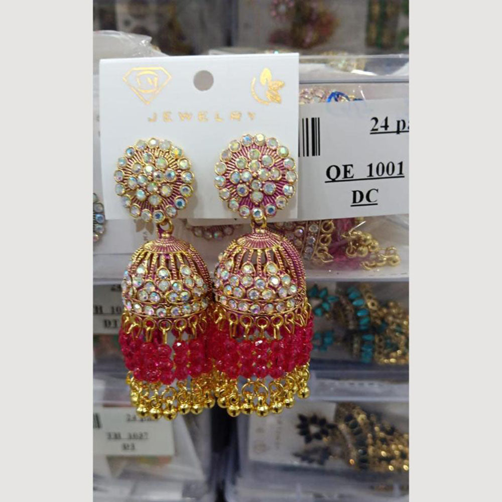 VM Imitation Gold Plated Jhumki Earrings