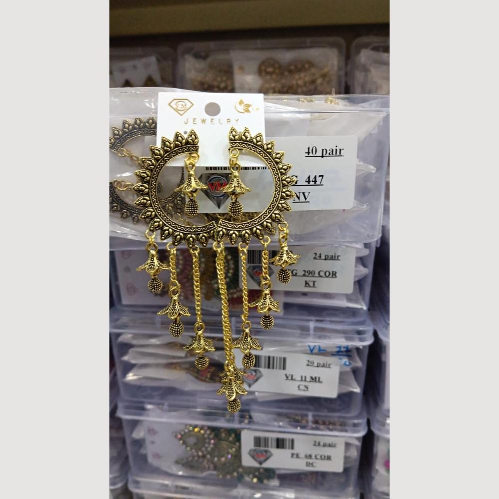 VM Imitation Gold Plated Dangler Earrings