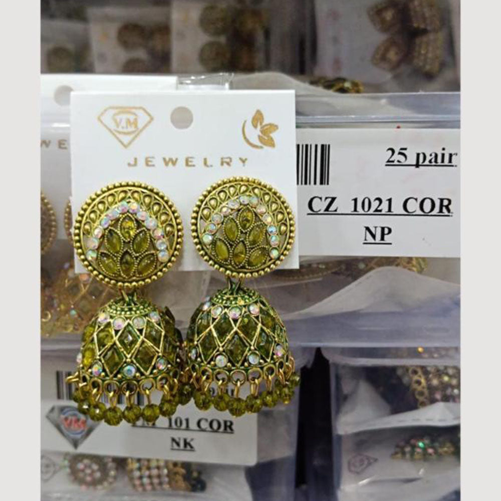VM Imitation Gold Plated Jhumki Earrings
