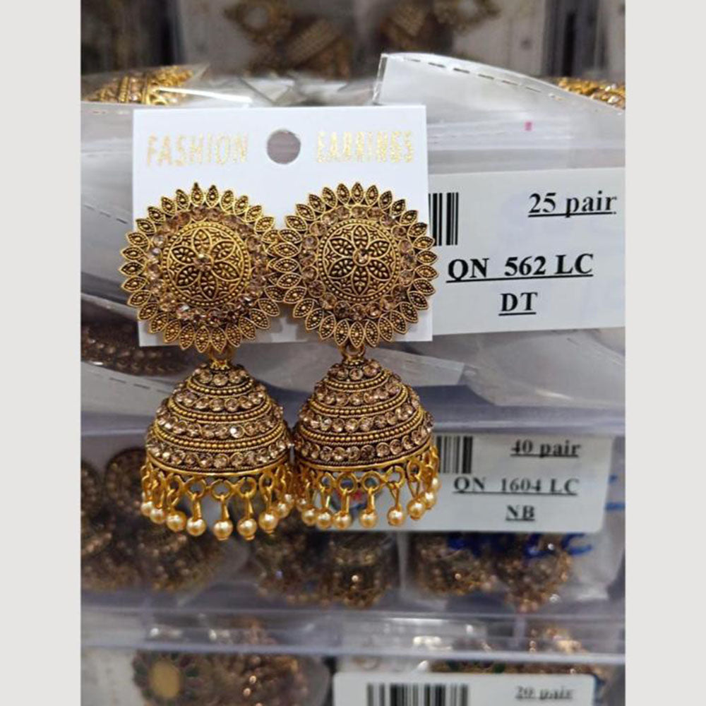 VM Imitation Gold Plated Jhumki Earrings