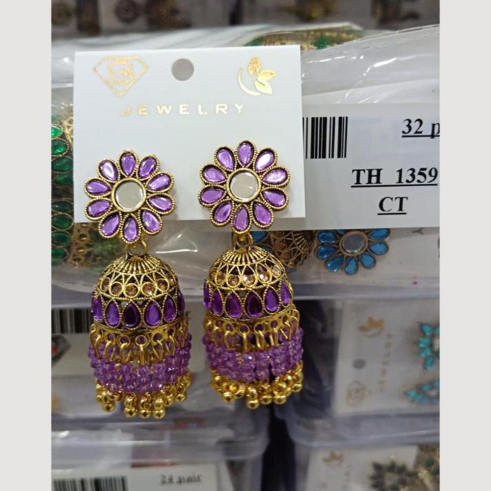 VM Imitation Gold Plated Jhumki Earrings
