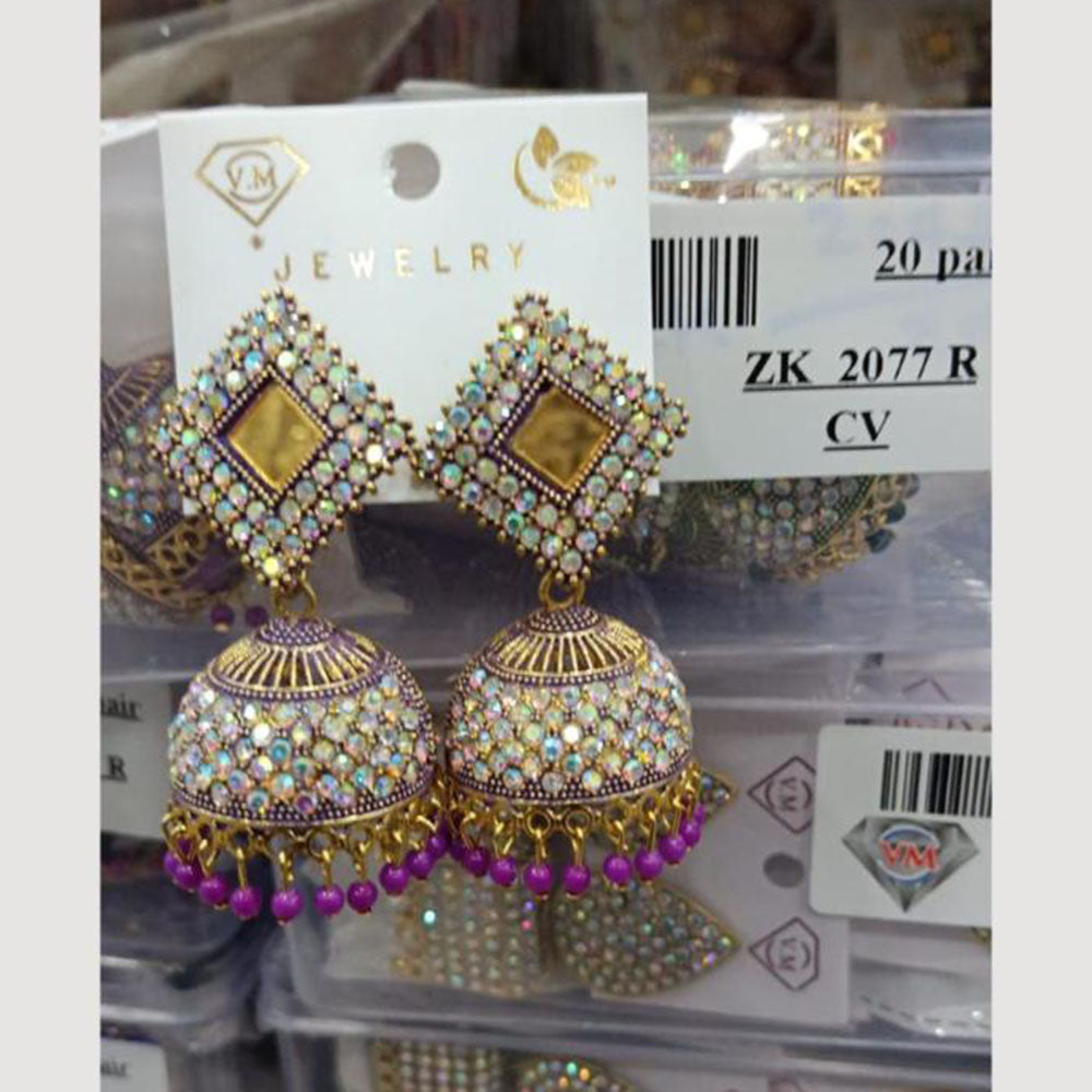 VM Imitation Gold Plated Jhumki Earrings