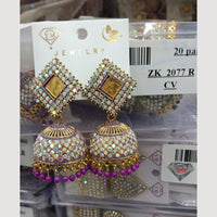 VM Imitation Gold Plated Jhumki Earrings
