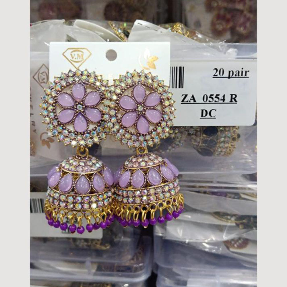 VM Imitation Gold Plated Jhumki Earrings