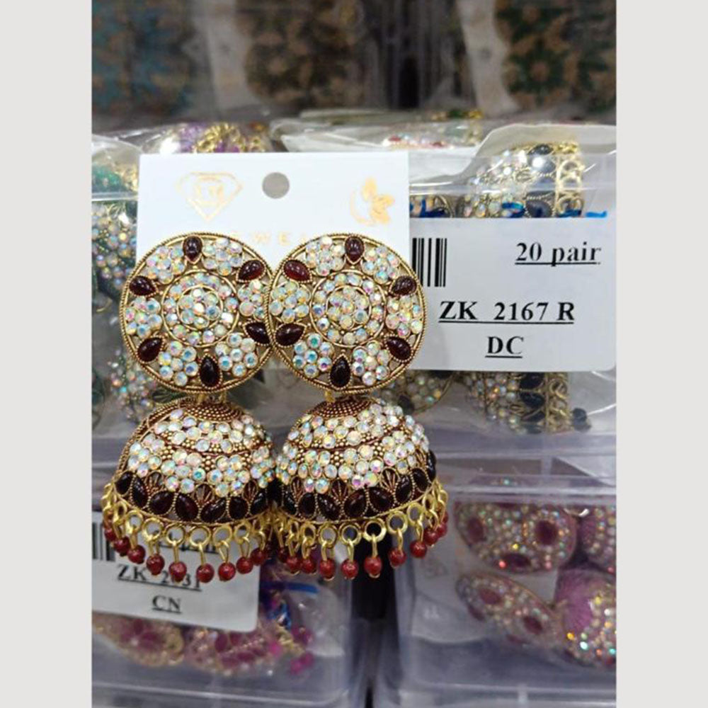 VM Imitation Gold Plated Jhumki Earrings