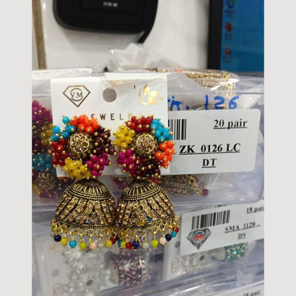 VM Imitation Gold Plated Jhumki Earrings