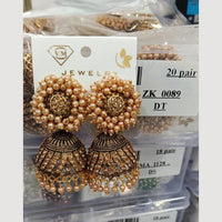VM Imitation Gold Plated Jhumki Earrings