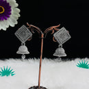 VM Imitation Vintage Look Oxidised Plated Jhumki Earrings