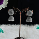 VM Imitation Vintage Look Oxidised Plated Jhumki Earrings
