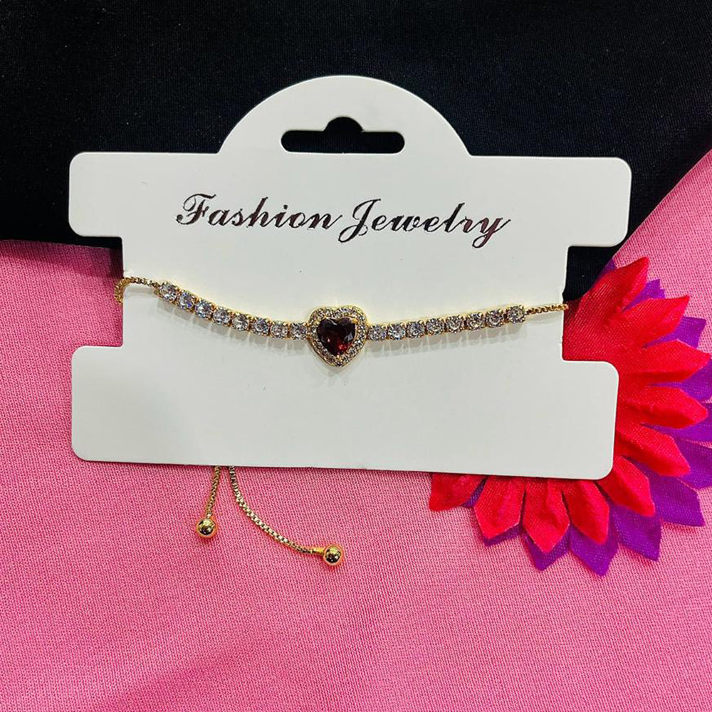 VM Imitation Delicate Austrian Stone Adjustable Bracelet