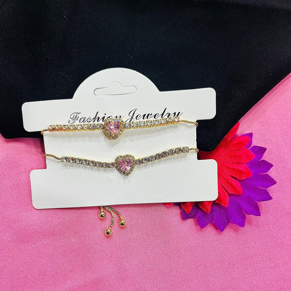 VM Imitation Delicate Austrian Stone Adjustable Bracelet