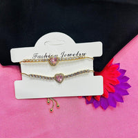 VM Imitation Delicate Austrian Stone Adjustable Bracelet