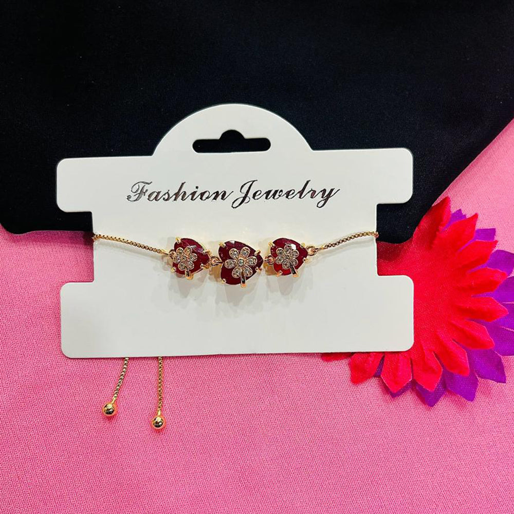 VM Imitation Delicate Austrian Stone Adjustable Bracelet