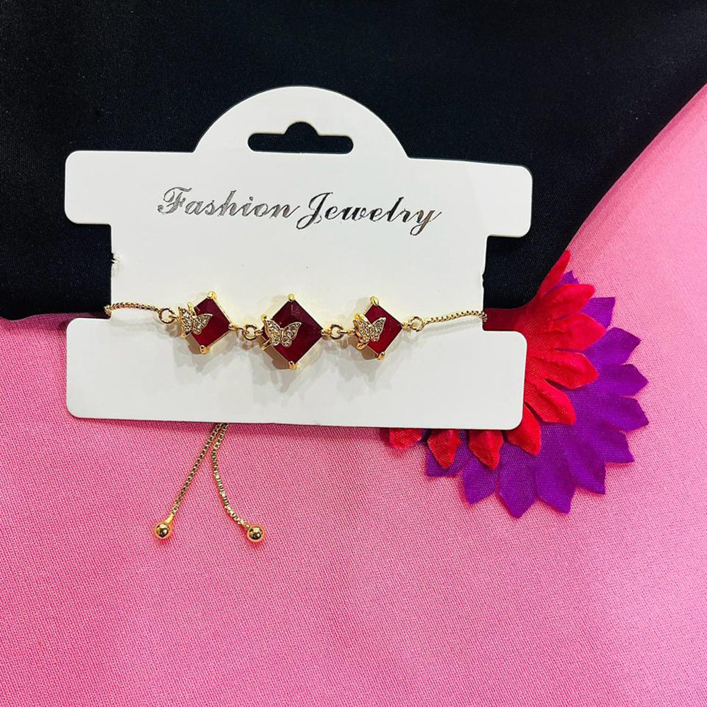 VM Imitation Delicate Austrian Stone Adjustable Bracelet