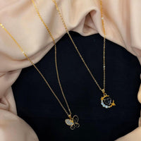 VM Imitation Austrian Stone Delicate Butterfly Design Pendant