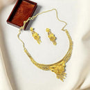 VM Imitation Forming Necklace Set That Captures the Essence of Gold in a Stunning Forming Design