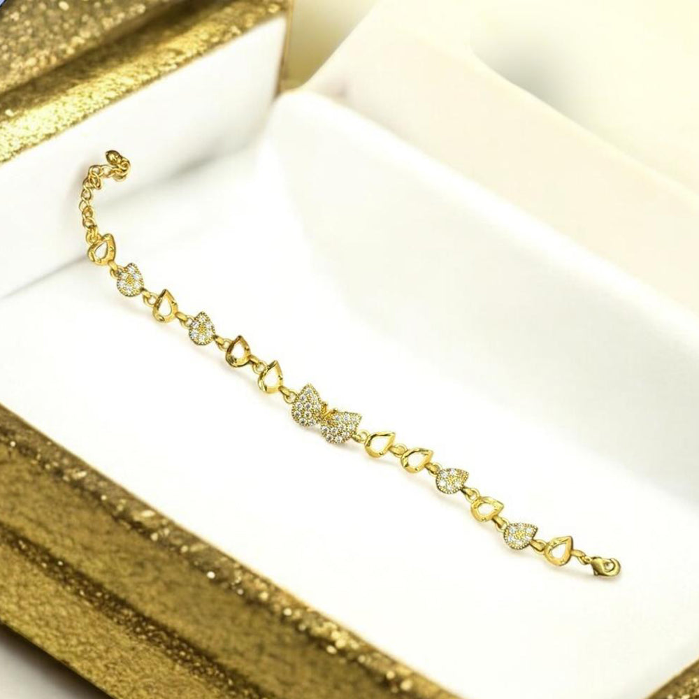 VM Imitation Delicate Austrian Stone Adjustable Bracelet