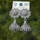 VM Imitation Radiance Dazzling Rhodium Plated Earrings To Slay Every Look