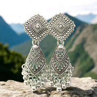 VM Imitation Radiance Dazzling Rhodium Plated Earrings To Slay Every Look