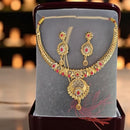 VM Imitation Classic Glam Finish Pota Stone Necklace Set