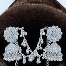 VM Antique Royal Antique Austrian Stone And Beads Jhumki Earrings