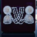 VM Antique Royal Antique Austrian Stone And Beads Jhumki Earrings