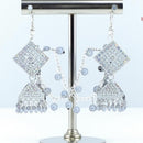 VM Antique Royal Antique Austrian Stone And Beads Jhumki Earrings